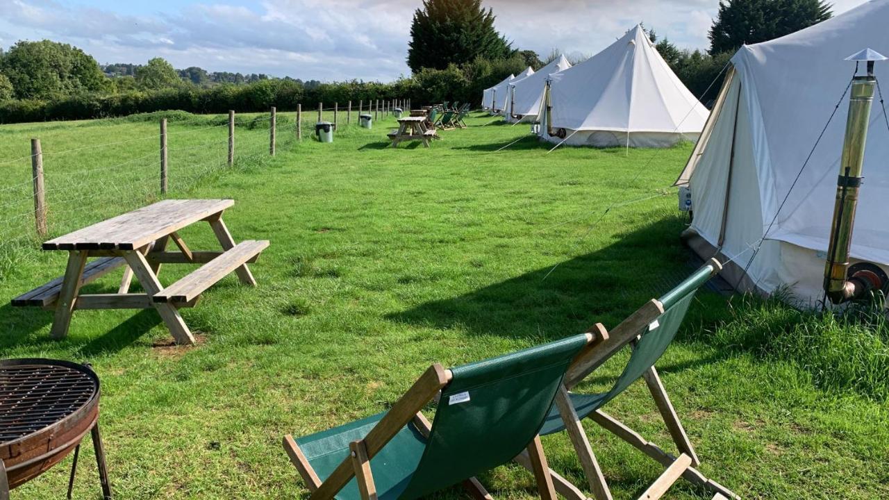 Home Farm Radnage Glamping Bell Tent 2, With Log Burner And Fire Pit מראה חיצוני תמונה