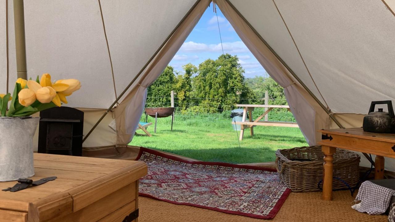 Home Farm Radnage Glamping Bell Tent 2, With Log Burner And Fire Pit מראה חיצוני תמונה