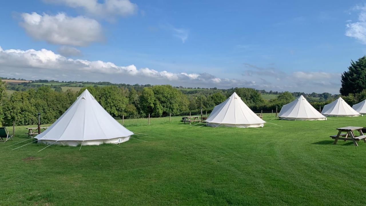 Home Farm Radnage Glamping Bell Tent 2, With Log Burner And Fire Pit מראה חיצוני תמונה